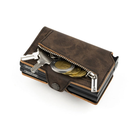 Double Kansas Zipper - Deep Brown