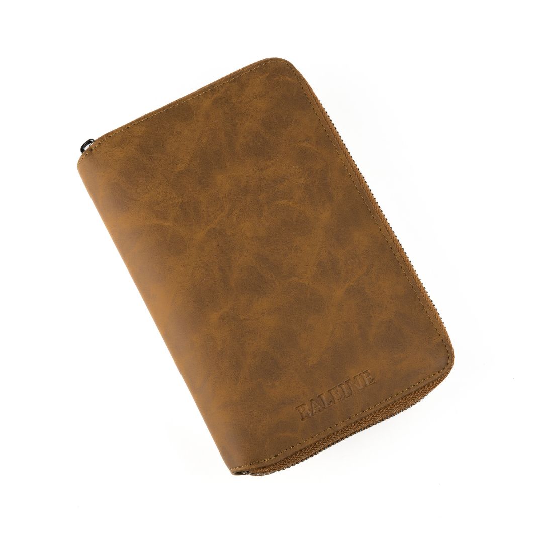 Porta Pasaporte - Light Brown