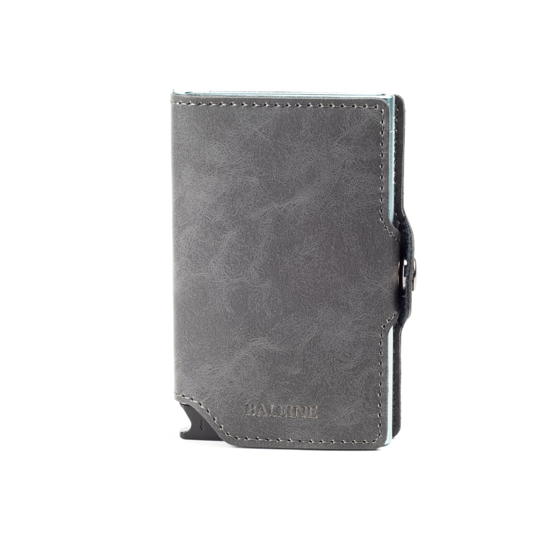 Billetera Anti Clonacion Baleine Co. Uruguay Kansas Space Grey Tarjetero Bloqueo RFID