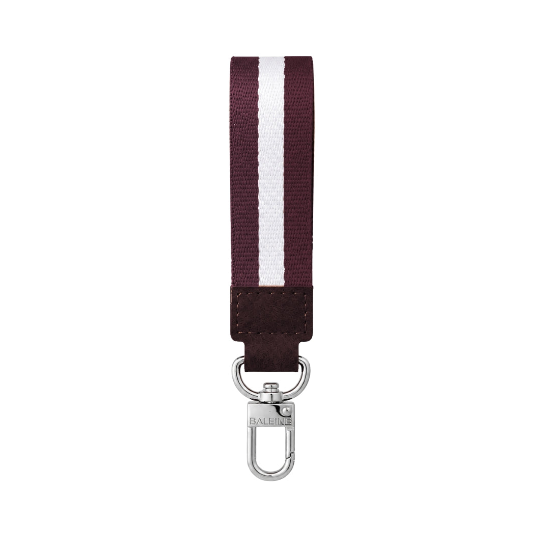 Llavero - Dark Brown / White