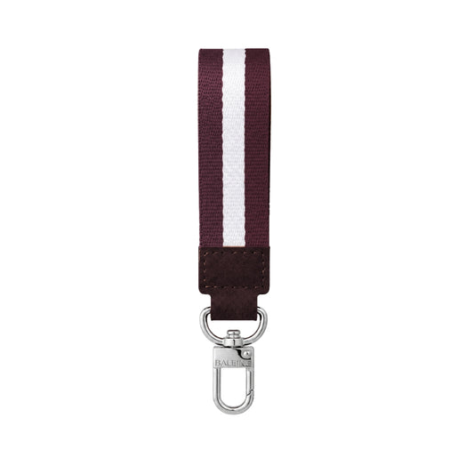 Llavero - Dark Brown / White